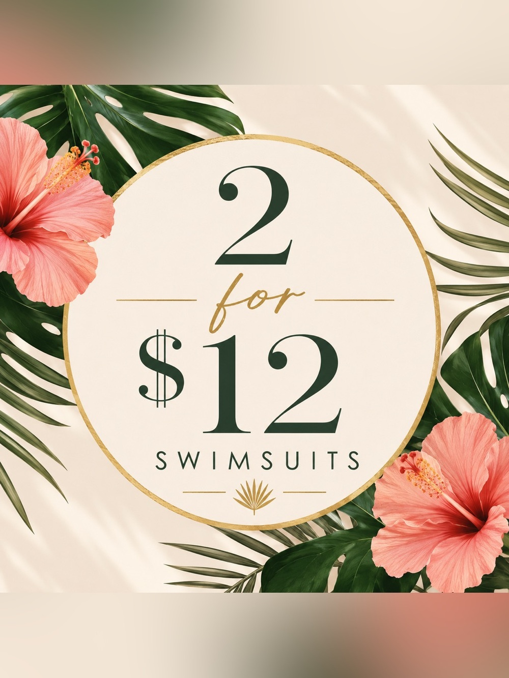 SALE! 2 for $12 Swimsuits!